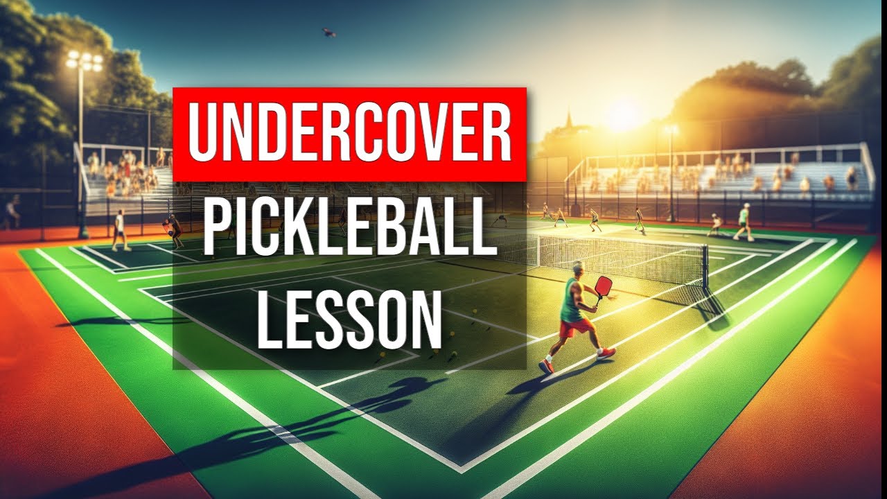 Pickleball Jacob (4.87) Teaches Undercover 6.0 Pickleballer