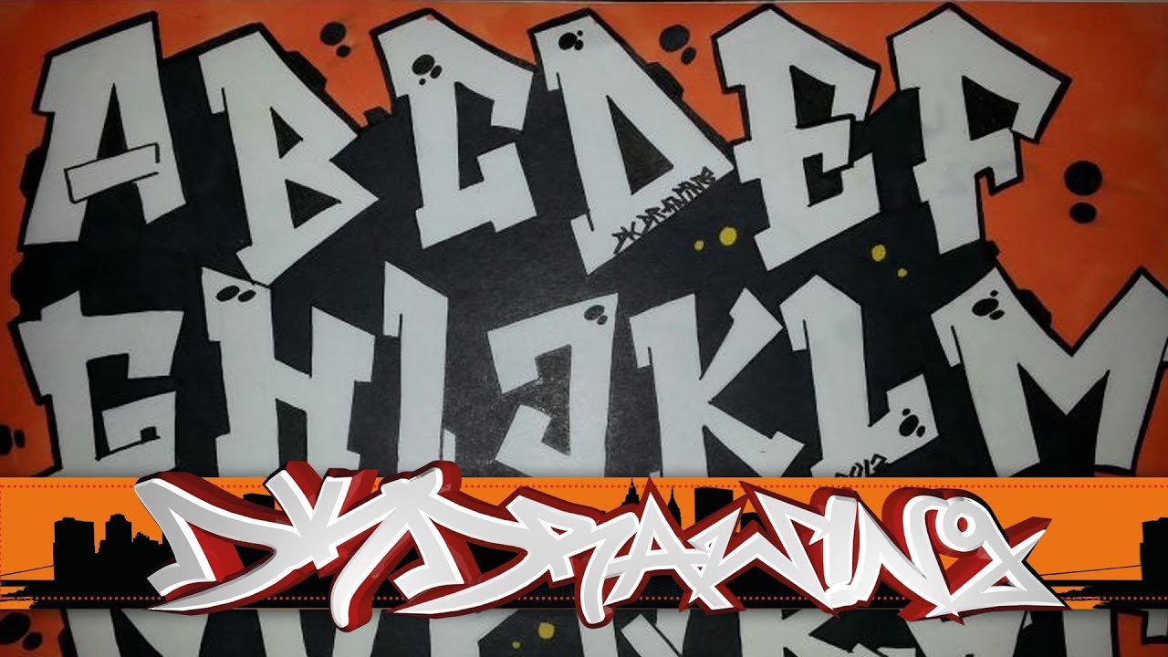 Graffiti Alphabet - Drawing Graffiti Letters ABC - YouTube