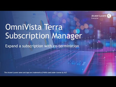OmniVista Terra Subscription Manager - Subscription expansion with no co-termination