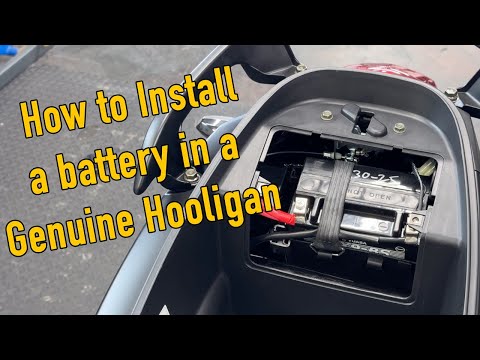 How to Install a Battery in a Genuine Hooligan Scooter