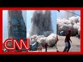 Collapse of Bangkok skyscraper captured on video