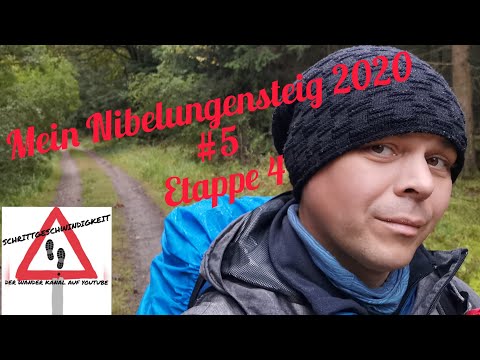 Vorschaubild für das Youtube-Video: Schrittgeschwindigkeit: Mein Nibelungensteig 2020 #5 / Etappe 4 (16.10.2020)