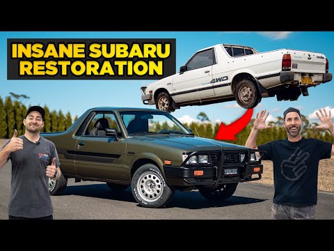 Reviving Forgotten Gems: Restoring Two Subaru Brumbies in Bilpin