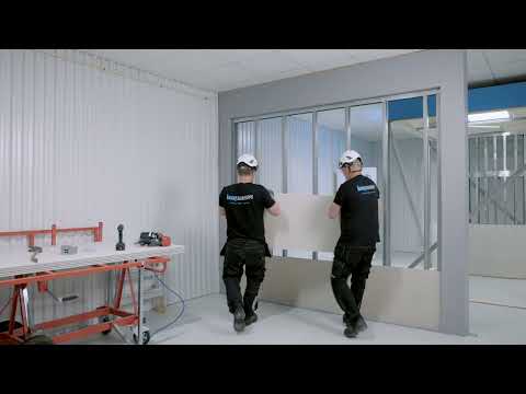 Knauf - Nail it safety Skottsäker vägg - Med spik för effektivt montage av skottsäker vägg