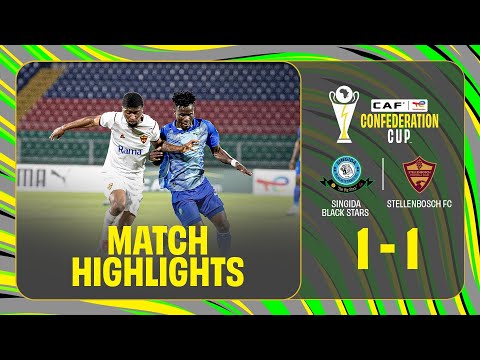 HIGHLIGHTS | Singida Black Stars 🆚 Stellenbosch FC  | Matchday 2 | 2025-26 #TotalEnergiesCAFCC