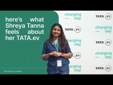Shreya Tanna- a happy TATA.ev owner