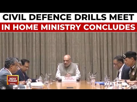Civil Defence Preparedness Meeting Concludes, Mock Drills Planned Across India | India Today