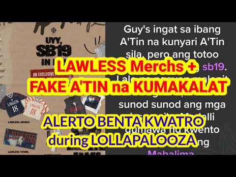 ALERTO ngayong LOLLAPALOOZA! PEKENG A'TIN, MAGKALAT daw para SB19 ay SIRAAN!