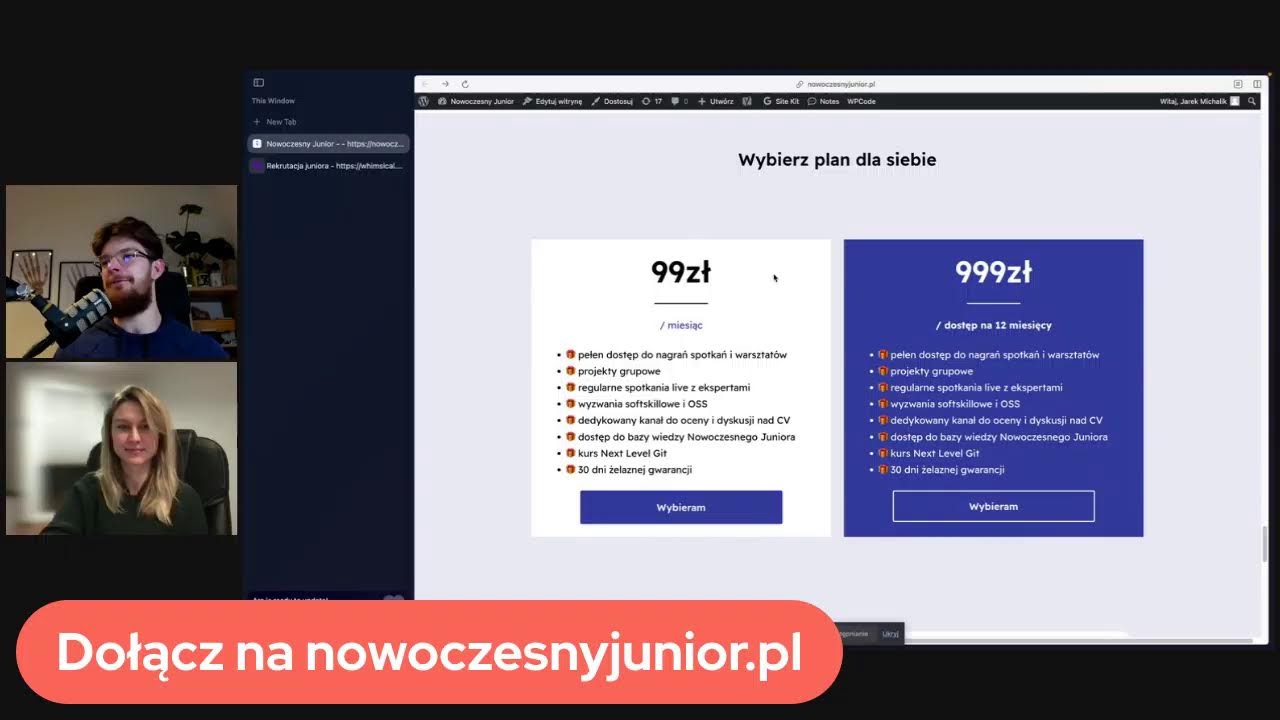 Rekrutacja juniora okiem seniora / Nowoczesny Junior