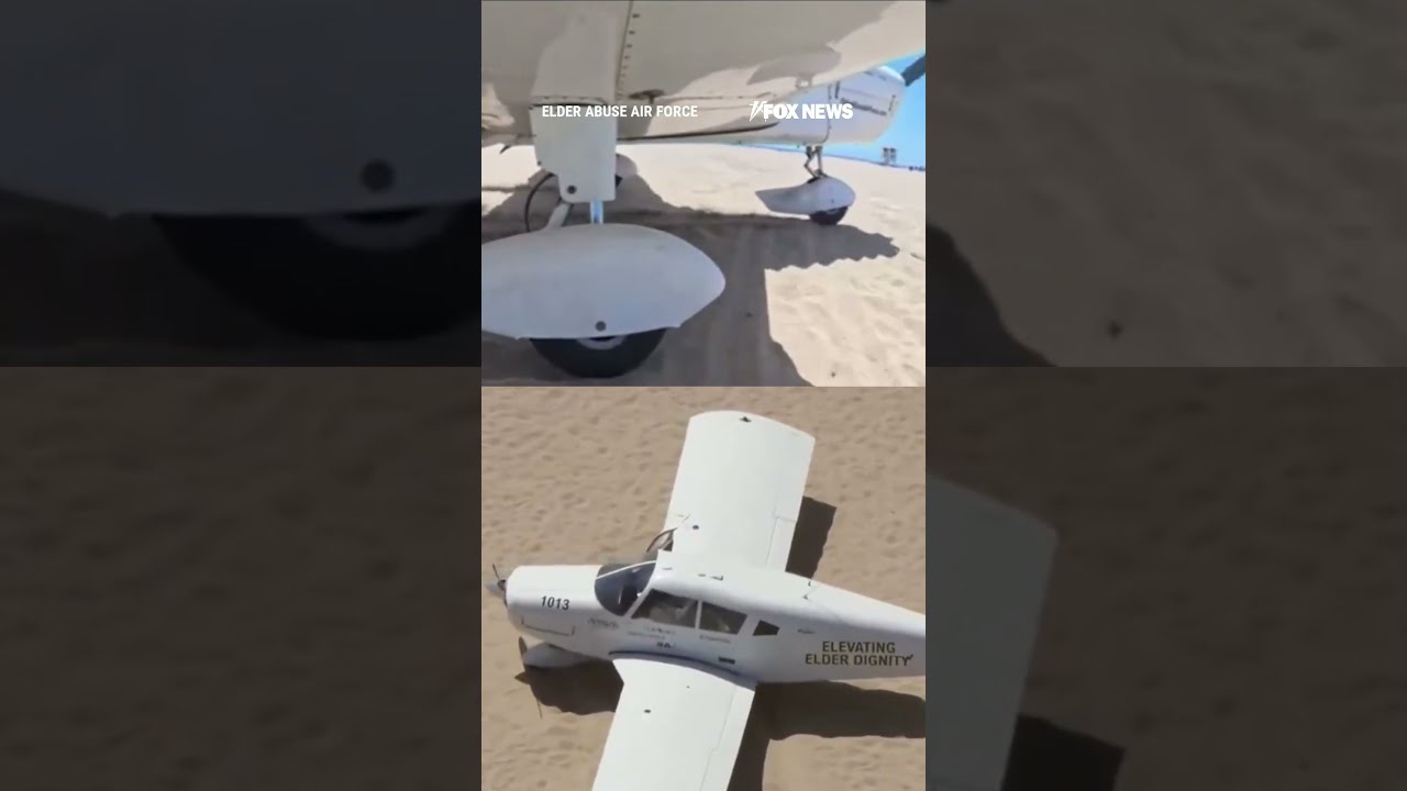 Small plane makes EMERGENCY landing on CROWDED beach #shorts #us #news #foxnews
