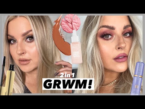 how I did my makeup IRL... ✨ 2 in 1 grwm! 😊