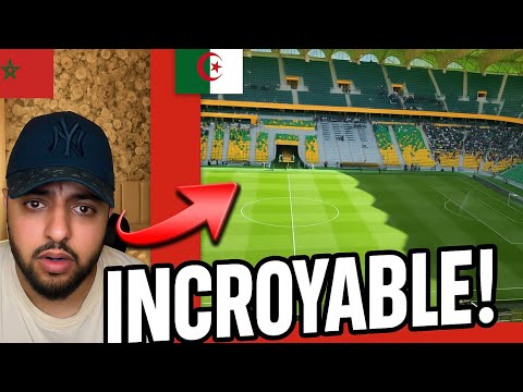 🇩🇿🔥ردت فعل مغربي أجواء مجنونة قبل مباراة الجزائر وأوغندا في ملعب حسين آيت أحمد