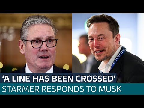'A line has been crossed': Starmer hits back at Elon Musk's grooming gangs comments | ITV News