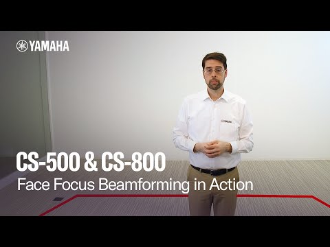 Demo: Face Focus Beamforming in Action (Yamaha CS-800 & CS-500)