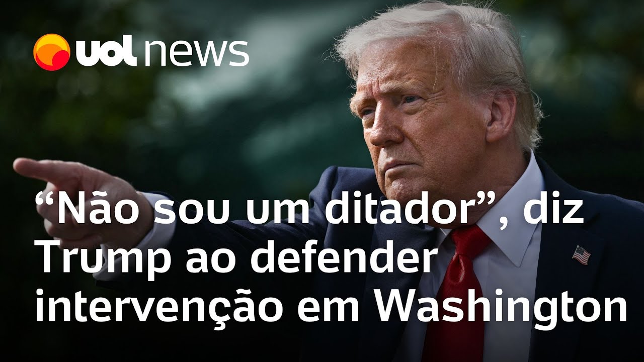 Trump defende intervenção e pena de morte em Washington e afirma Não sou um ditador