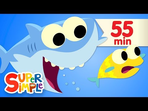 Baby Shark - featuring @Finny The Shark  | + More Kids Songs | Super Simple Songs