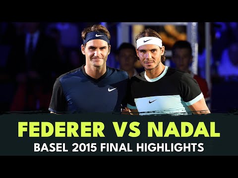 Roger Federer vs Rafael Nadal Basel 2015 Final Highlights 🏆