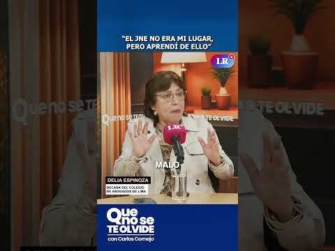 “EL JNE NO ERA MI LUGAR, PERO APRENDÍ DE ELLO” #shorts
