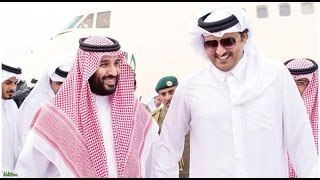 ولى ولى العهد محمد بن سلمان وأمير قطر يبحثان تطورات المنطقة -