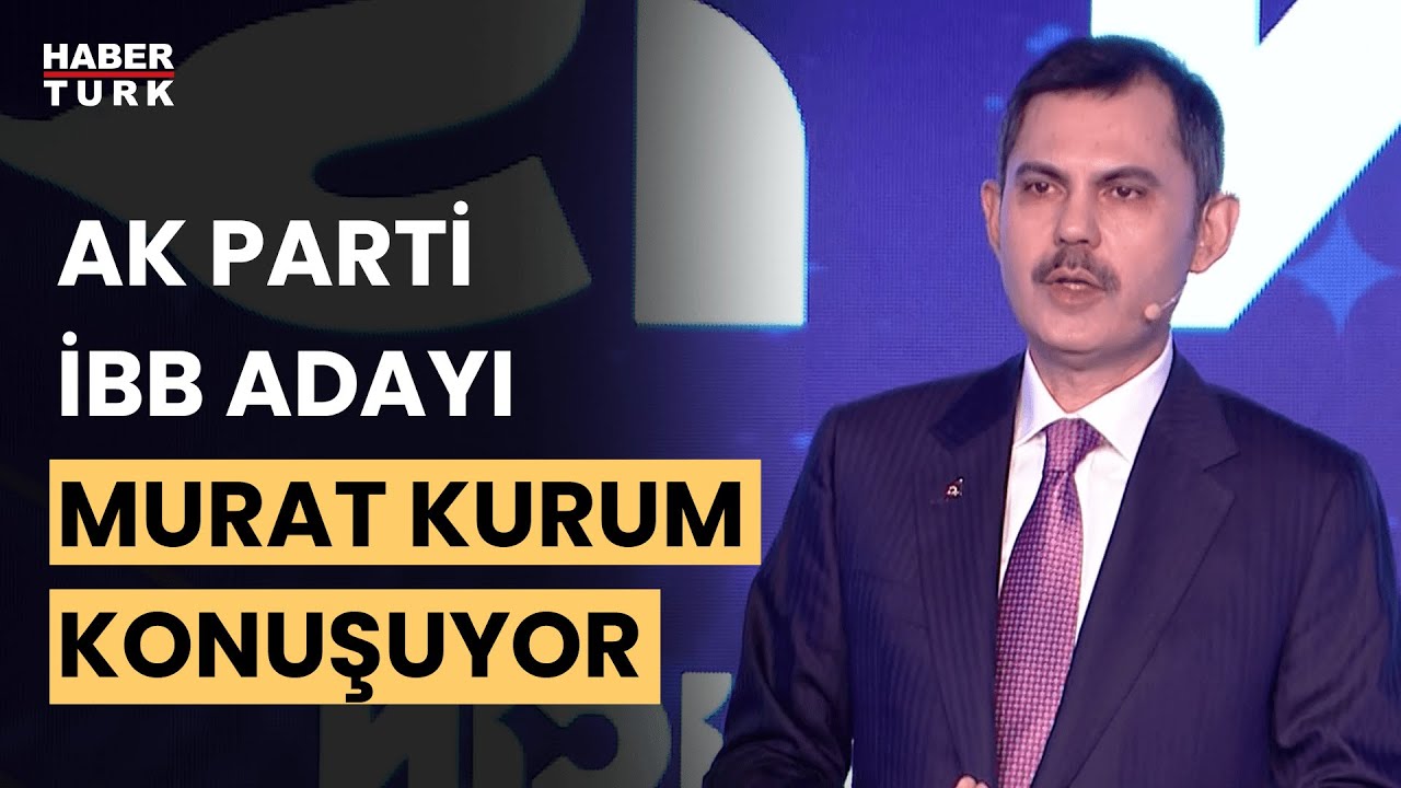 #CANLI - Murat Kurum konuşuyor