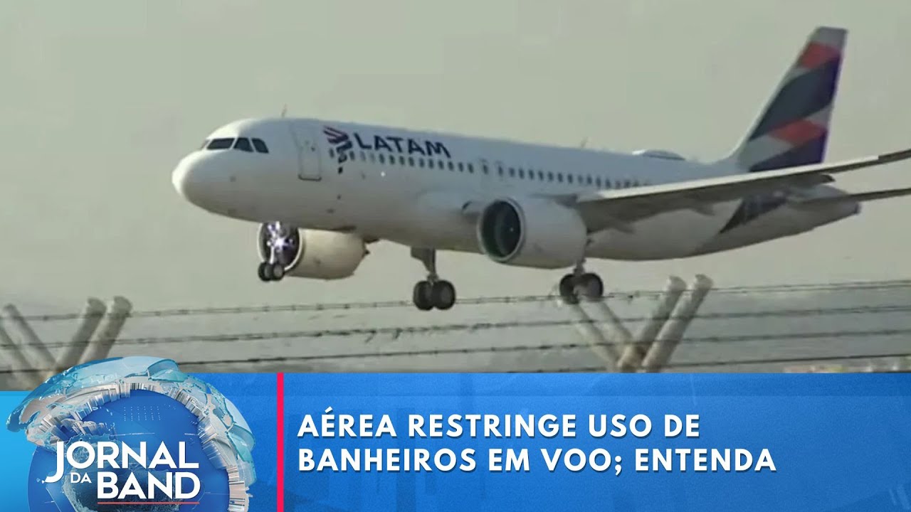 Aérea restringe uso de banheiros em voo; entenda | Jornal da Band