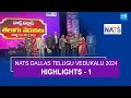 NATS Dallas Telugu Vedukalu 2024 Highlights 01 | North America Telugu Society @SakshiTV