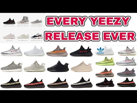 EVERY YEEZY RELEASE SO FAR | 2018
