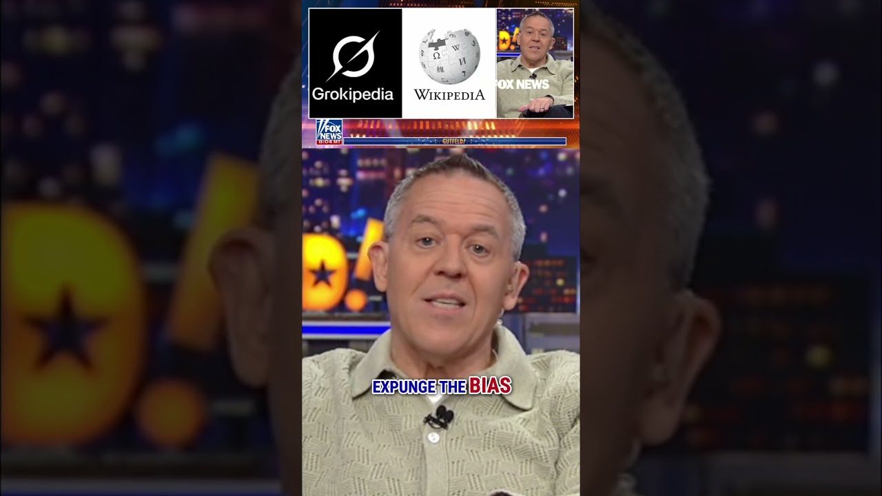 Gutfeld: Elon’s new 'Grokipedia' will do to Wikipedia what X did to Twitter #shorts #foxnews