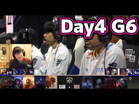 GAM vs DRX | Day4G6 | 世界大会2022 Group Stage 日本語実況解説