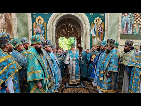 Литургия в Иверском монастыре г. Одессы в день 25-летия Иверской иконы Богоматери