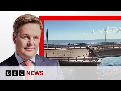 Ukraine war: Vladimir Putin vows response after 'terrorist' attack on Crimea bridge - BBC News