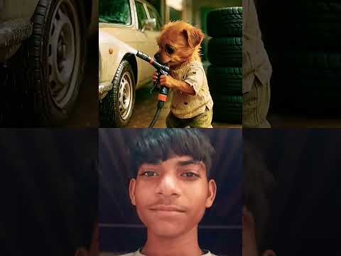 The poor puppy didn't have hen so, his rich friends making fun of him #animals #funny#cartoon#viral