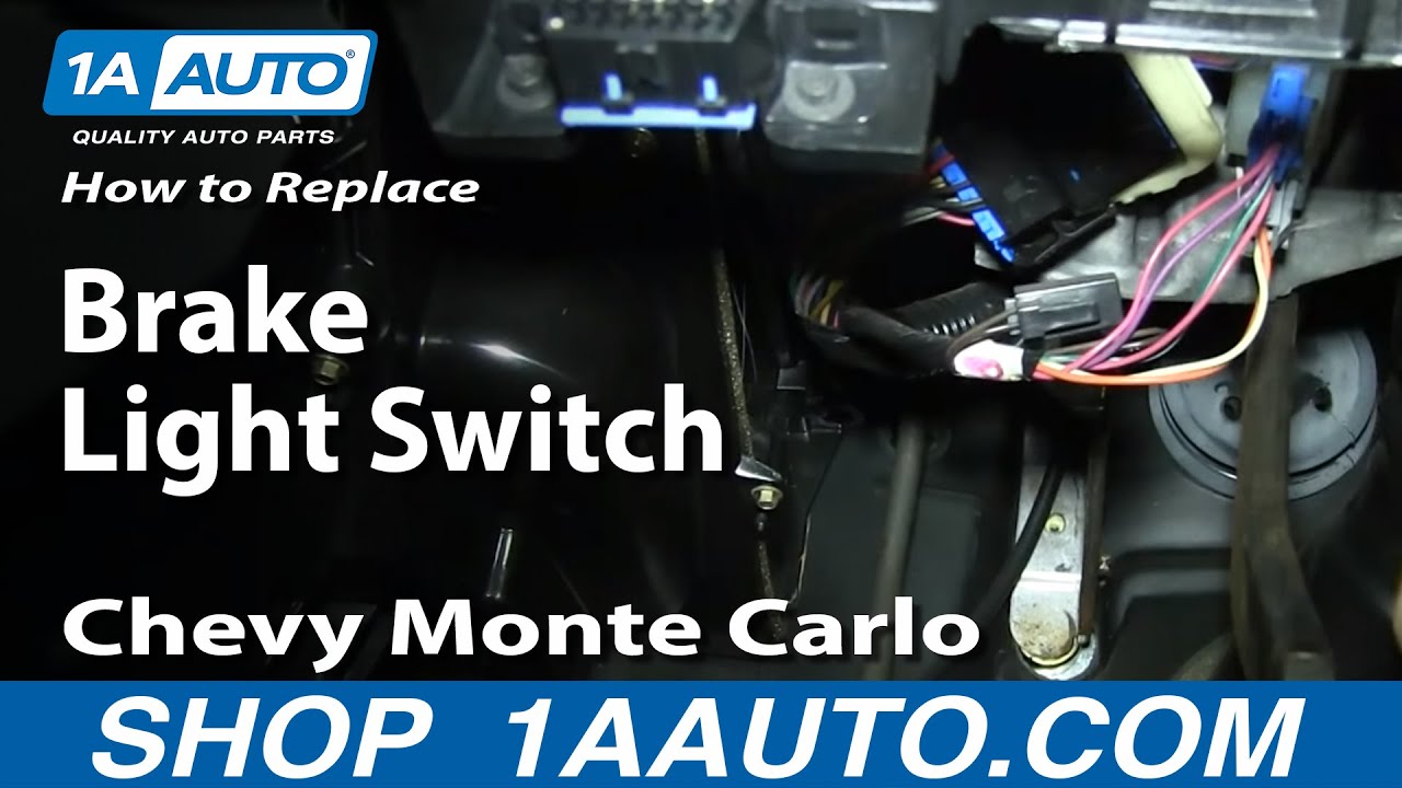 How To Install Replace Fix Brake Light Switch 2000-05 ... gmc terrain fuse box 