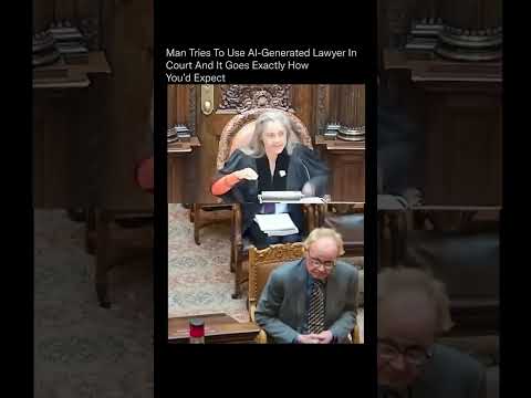 Man tries to use AI-Generated Lawyer in Court (and it goes exactly how you'd expect)