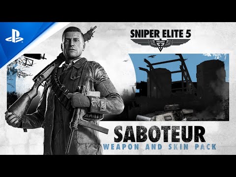 Sniper Elite 5 - Saboteur Weapon & Skin Pack Trailer | PS5 & PS4 Games