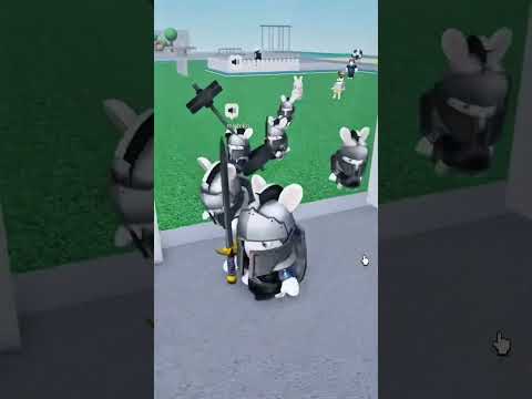 Rabbids protecting princess #roblox #amazingroblox #robloxmemes #trending #funny #rblx #memes