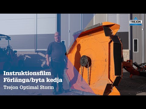 Instruktionsfilm förlänga eller byta kedja på Trejon Optimal kedjeröjare