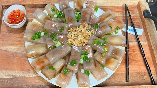 Bánh Bột Lọc Trần  - bằng Khuôn này rất nhanh , pha bột không dùng cân hoặc cup dễ nhất  nước Mỹ