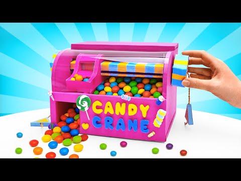 🍭引っ張る装置で作るDIYキャンディ・マシーン！🍭