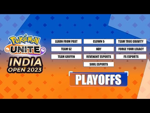 Pokémon Unite インドオープン2023 | Playoffs | Day 1【英語音声のみ】