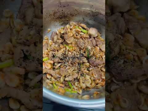 Hến xào sả ớt, tép thịt cháy mặn và canh khoai ngọt tép . Món thứ 39+40 #food  #shorts