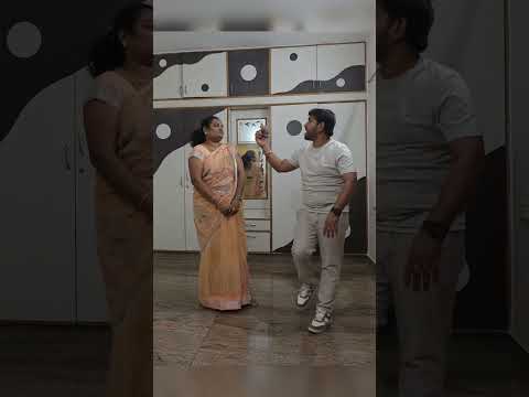 missala pilla song trending #husbandwife #dance #reels #ytshorts #telugu #happy #enjoying #chirunaya