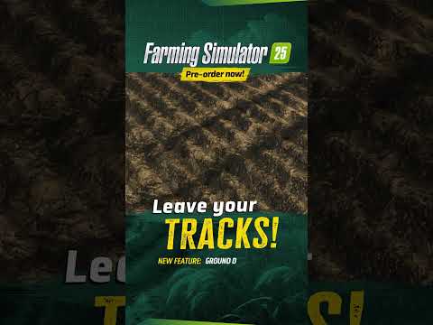 Leave your tracks! 🚜Coming to Farming Simulator 25: Ground Deformation