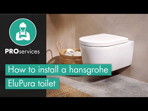 How to install a hansgrohe EluPura toilet