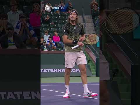 Stefanos Tsitsipas CRAZY Forehand Miss 🤣