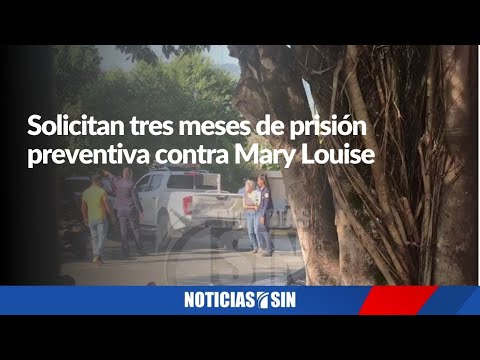 Solicitan tres meses de prisión contra Mary Louise