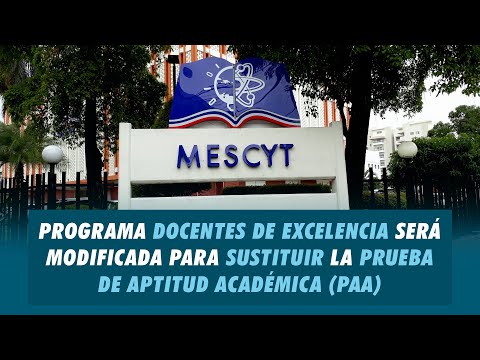 Normativa 09-15, Programa Docentes de Excelencia será modificada para sustituir la (PAA) | Matinal