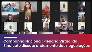 Plenária Virtual - 4ª rodada de negociações - Campanha Nacional 2024
