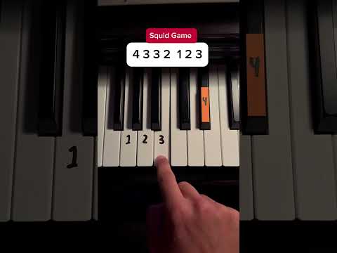 Squid Game Theme (Easy Tutorial) #piano #squidgame3 #squidgame #tutorial