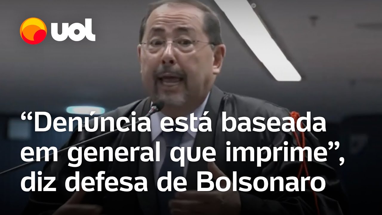 Defesa nega que há provas contra Bolsonaro Denúncia está baseada em general que imprime